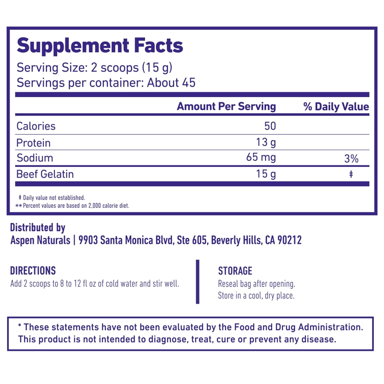 Grass Fed Beef Gelatin Powder. Pasture Raised, Grass-Fed Gelatin, Non-Gmo, Paleo Friendly (24 Oz). Unflavored Gelatin Powder. Easy to Mix Protein Supplement.